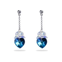 Lootkabazaar Korean Made Swarovski Drop Earring For Women (KHMSSJDES111811)